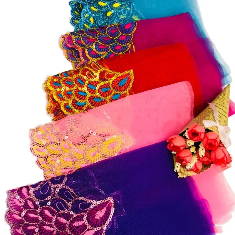 1 Yards Peacock Feathers Embroidery Sequins Fabric DIY Sewing Underwear Applique Wedding Party Decor African Lace Fabric Ribbon
1 Yards Peacock Feathers Embroidery Sequins Fabric DIY Sewing Underwear Applique Wedding Party Decor African Lace Fabric Ribbon
