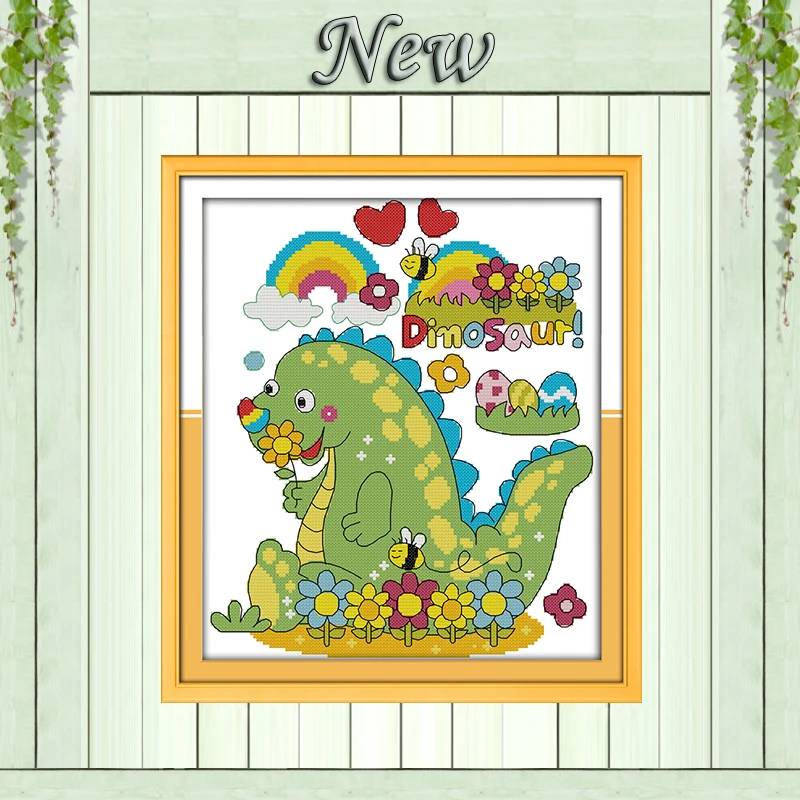 Dinosaur Paradis cartoon diy painting counted print on canvas DMC 14CT 11CT Chinese Cross Stitch Needlework Sets Embroidery kits
Dinosaur Paradis cartoon diy painting counted print on canvas DMC 14CT 11CT Chinese Cross Stitch Needlework Sets Embroidery kits
