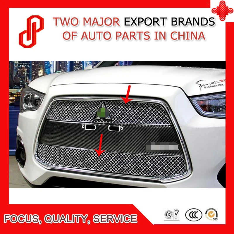 High quality Modification 304 stainless car front grille racing grills grill cover trim for ASX 2013 2014 2015
High quality Modification 304 stainless car front grille racing grills grill cover trim for ASX 2013 2014 2015