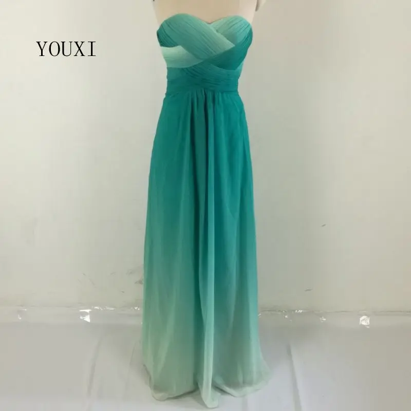 Sexy Criss-Cross Back Sweetheart Ombre Chiffon Long Prom Dresses 2019 Real Photos Formal Dress
Sexy Criss-Cross Back Sweetheart Ombre Chiffon Long Prom Dresses 2019 Real Photos Formal Dress