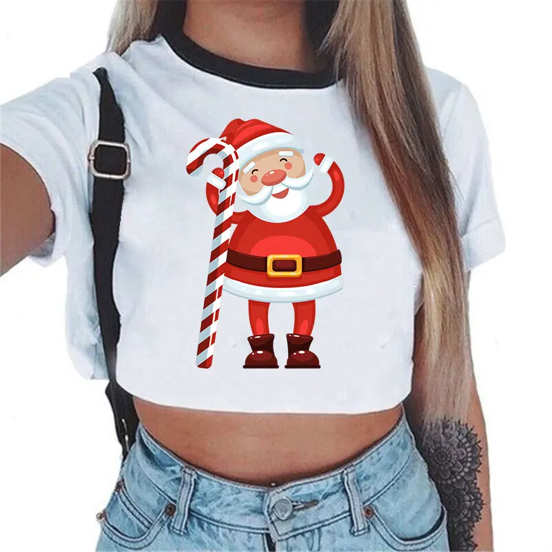 Funny White Christmas Tshirt 2018 Women Sexy White T Shrit Kawaii Crop Top Tumblr Femme Clothes Fashion Tees Femme New Year
Funny White Christmas Tshirt 2018 Women Sexy White T Shrit Kawaii Crop Top Tumblr Femme Clothes Fashion Tees Femme New Year