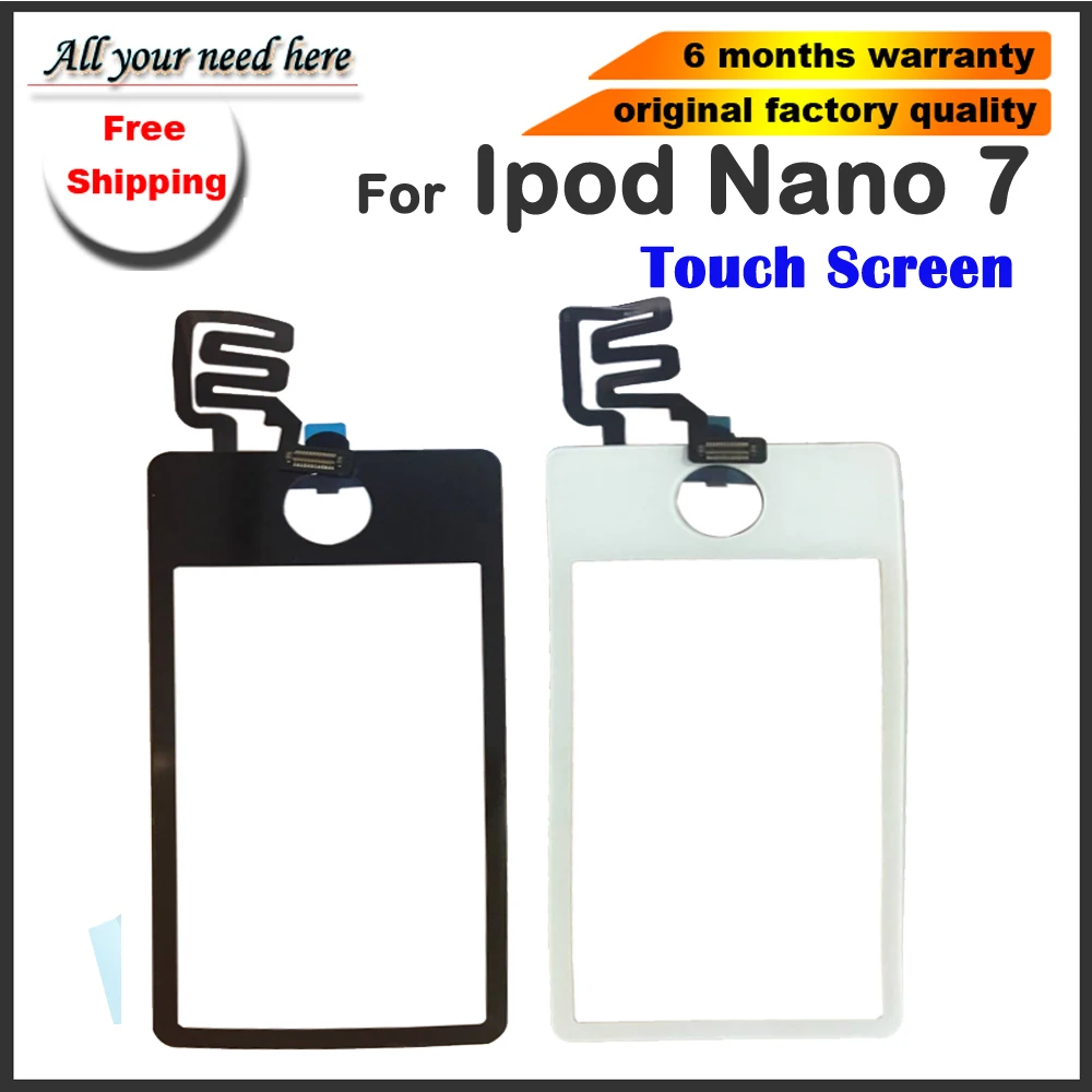 Замена для iPod Nano 7 7th 7Gen Передний сенсорный экран Высокое качество ipod Nano7 ЖК-экран