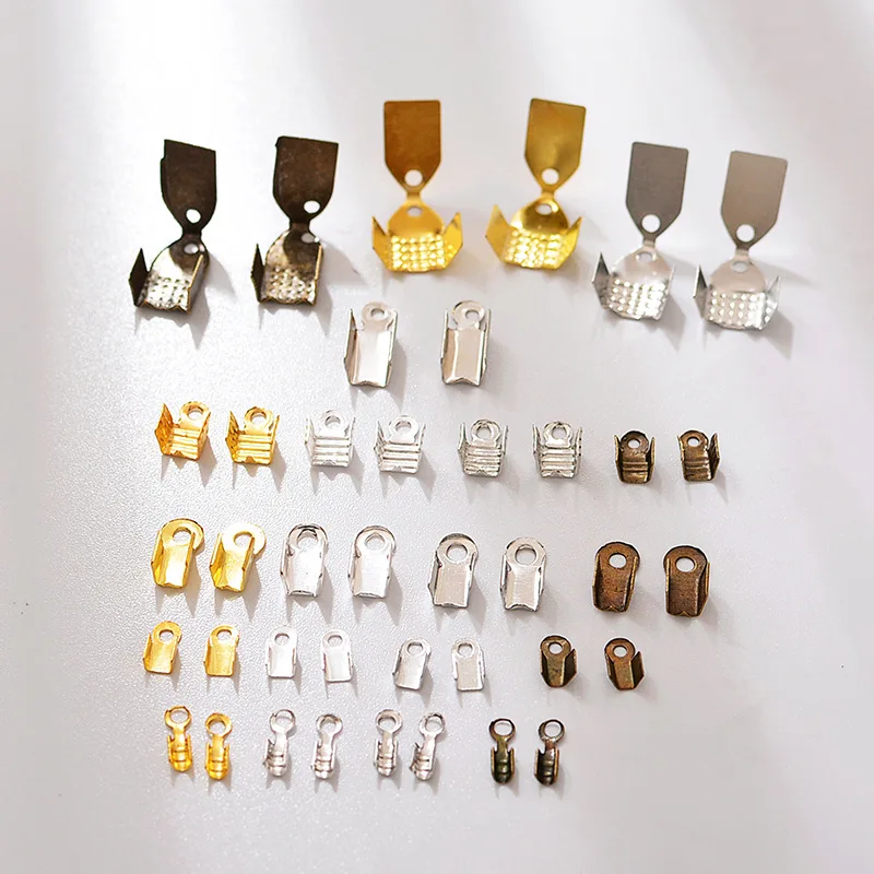 400pcs Rope Fastener Crimp Clasp For Jewelry Making Cord End Cap Connectors Diy Findings Gold Silver Bronze Bracelet Accessories
400pcs Rope Fastener Crimp Clasp For Jewelry Making Cord End Cap Connectors Diy Findings Gold Silver Bronze Bracelet Accessories