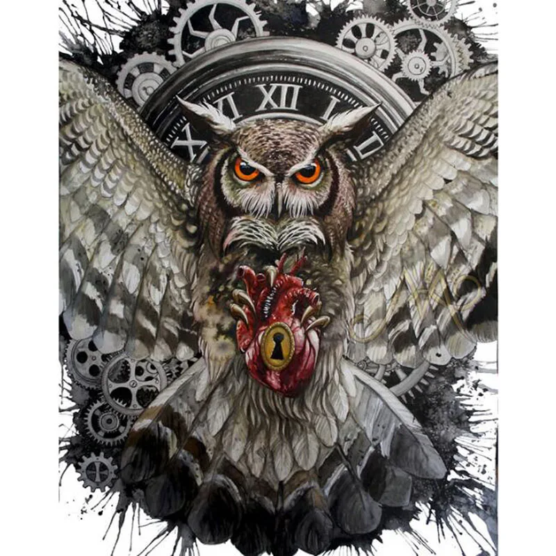 Handicrafts Diamond Mosaic Cross Stitch Kits Clock Owl Catch A Heart Fantasy Diamond Embroidery Full Diamond Painting Home Decor
Handicrafts Diamond Mosaic Cross Stitch Kits Clock Owl Catch A Heart Fantasy Diamond Embroidery Full Diamond Painting Home Decor