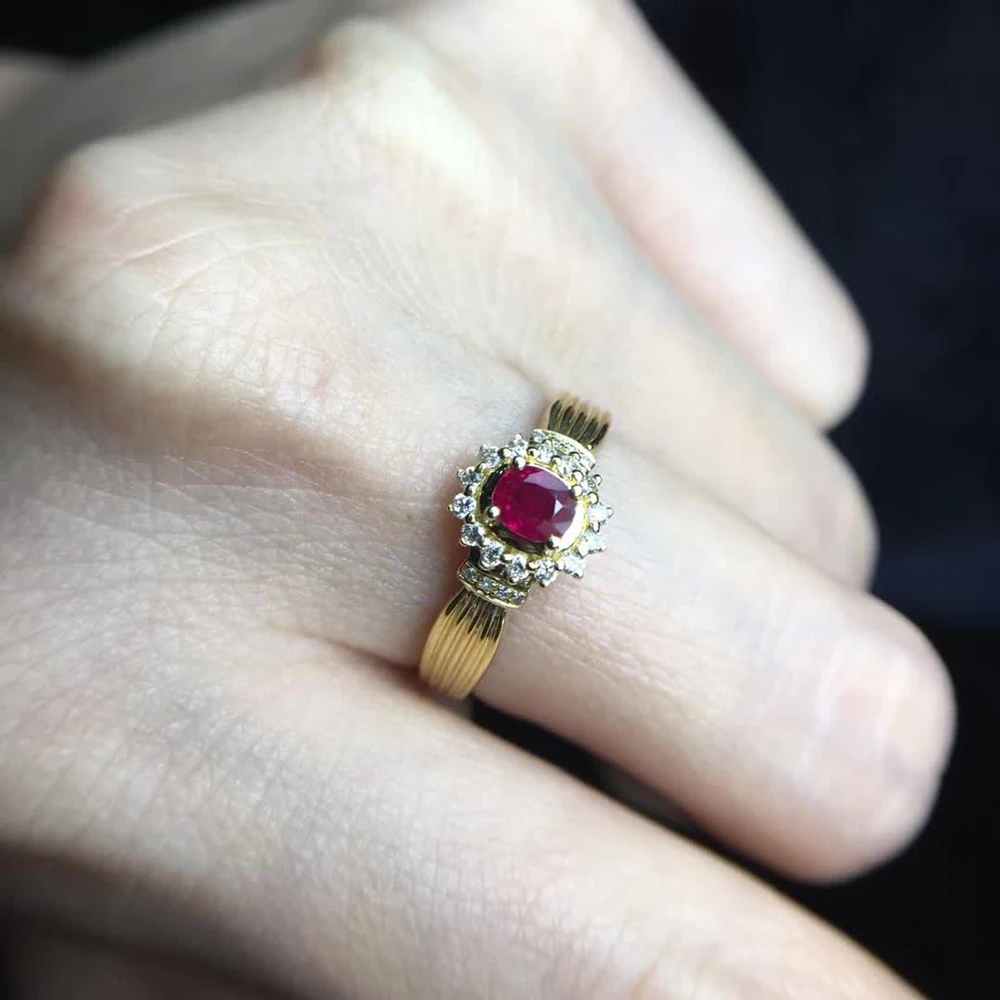 gemstone jewelry factory wholesale classic luxury 18k yellow gold real diamond natural Ruby gold ring for women wedding
gemstone jewelry factory wholesale classic luxury 18k yellow gold real diamond natural Ruby gold ring for women wedding