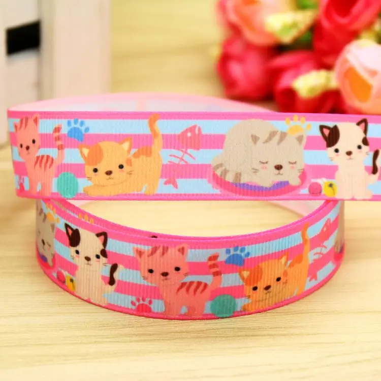7/8'' Free Shipping Cat Printed Grosgrain Ribbon Material Headwear Party Decoration Diy Sewing Craft 22mm P5924
7/8'' Free Shipping Cat Printed Grosgrain Ribbon Material Headwear Party Decoration Diy Sewing Craft 22mm P5924