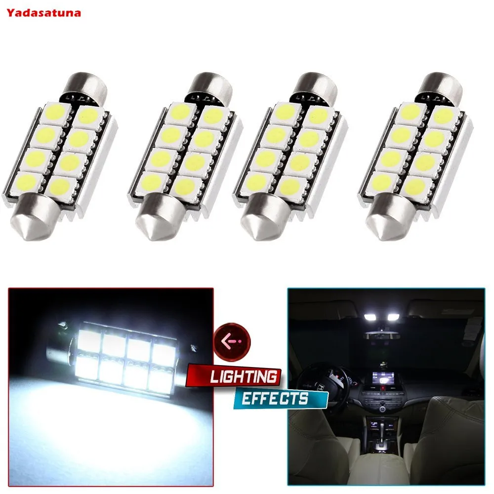 4 шт. 42 мм Festoon светодиодный 5050 Чипсет 8 SMD Canbus Error Free автомобильный купол багажник светильник 211-2 212-2 569 578 белый
4 шт. 42 мм Festoon светодиодный 5050 Чипсет 8 SMD Canbus Error Free автомобильный купол багажник светильник 211-2 212-2 569 578 белый