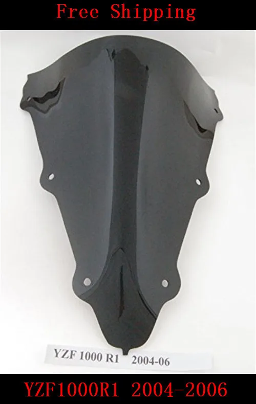 For Yamaha YZF 1000 R1 2004 2005 2006 YZF-R1 YZF-1000R motorcycle Double bubble windshield windscreen Black
For Yamaha YZF 1000 R1 2004 2005 2006 YZF-R1 YZF-1000R motorcycle Double bubble windshield windscreen Black