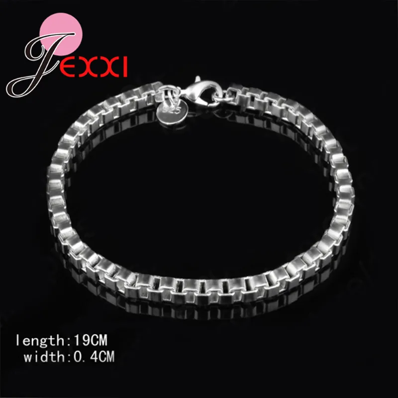 Top Quality Genuine 925 Sterling Silver Box Chains Bracelet With Lobster Clasps 19CM One Pcs.
Top Quality Genuine 925 Sterling Silver Box Chains Bracelet With Lobster Clasps 19CM One Pcs.