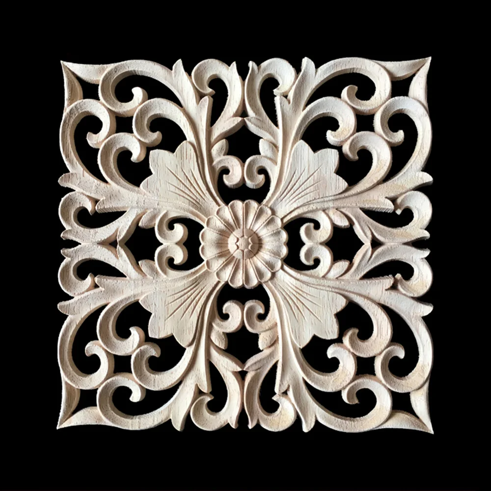 15CM 20CM 24CM Wood Carved Onlay Appliques Carpenter Frame Decal Furniture Decoration Wooden Crafts Decorative Flower Ornament
15CM 20CM 24CM Wood Carved Onlay Appliques Carpenter Frame Decal Furniture Decoration Wooden Crafts Decorative Flower Ornament