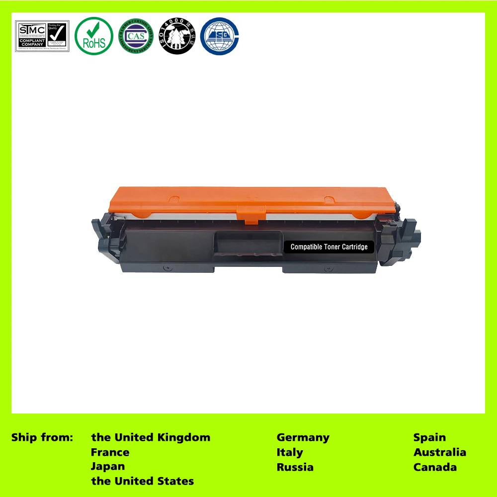 Совместимый с 30X CF230X (1-Pack черный) Тонер-картридж чипом для hp LaserJet Pro M203dn 203dw MFP M227fdw