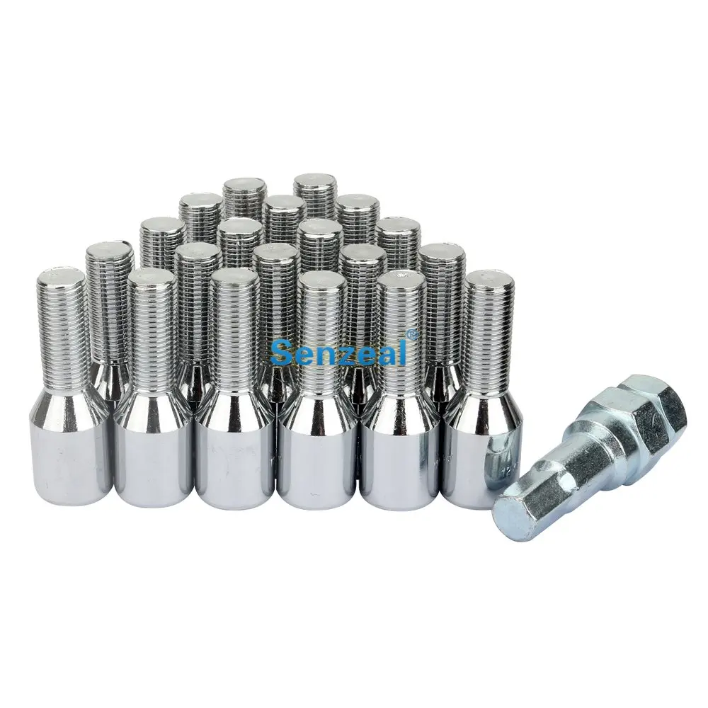 20+1/Set M12x1.25 / M12x1.5 / M14x1.25 / M14x1.5 Racing Auto Car Alloy Steel Wheel Locking Bolts Lugs Nuts For Audi Benz
20+1/Set M12x1.25 / M12x1.5 / M14x1.25 / M14x1.5 Racing Auto Car Alloy Steel Wheel Locking Bolts Lugs Nuts For Audi Benz
