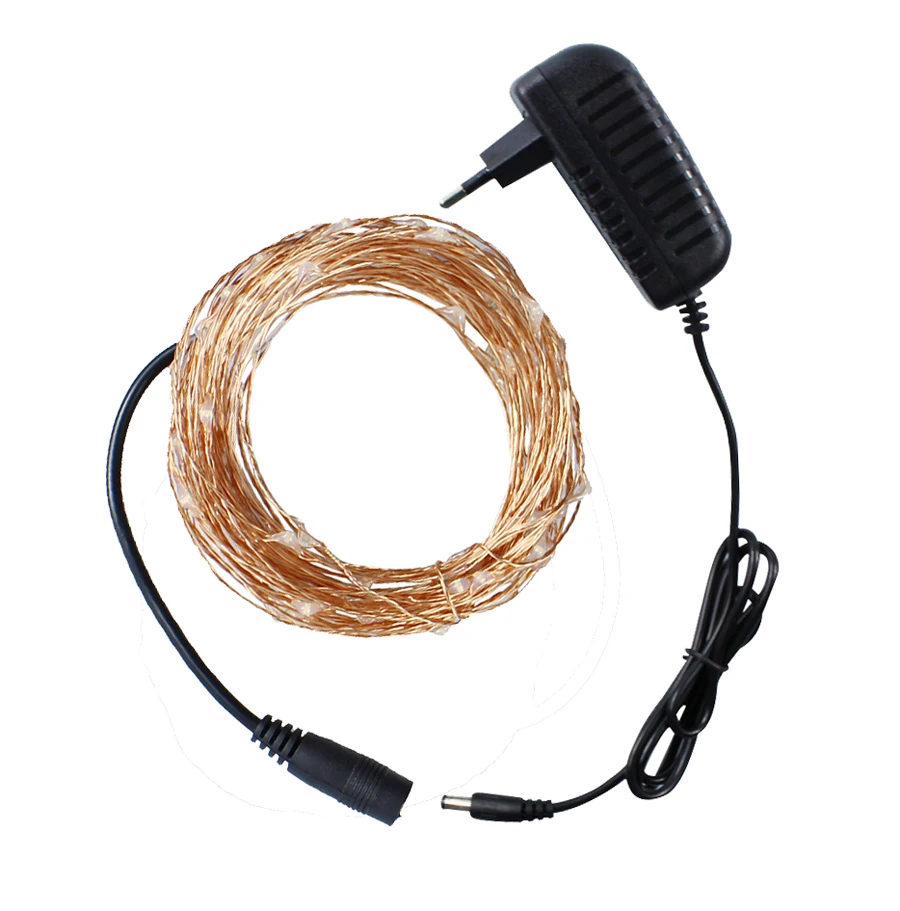 Multi Color 12V DC 33ft(10M) Copper Wire LED String Light,Decorate for Christmas,wedding,Halloween,Includes Power Adapter(Rgb)
Multi Color 12V DC 33ft(10M) Copper Wire LED String Light,Decorate for Christmas,wedding,Halloween,Includes Power Adapter(Rgb)