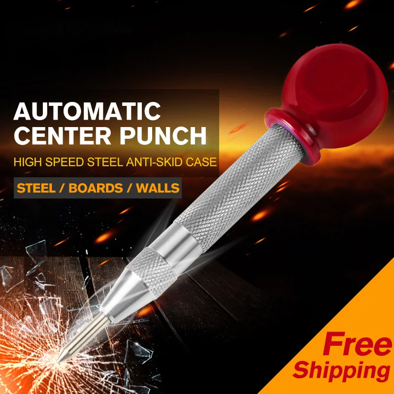 HOEM 1Pcs Automatic Center Punch Spring Loaded Center Punch Drill Bit Impact Center Punch High Speed Steel Marking Hole Tools
HOEM 1Pcs Automatic Center Punch Spring Loaded Center Punch Drill Bit Impact Center Punch High Speed Steel Marking Hole Tools