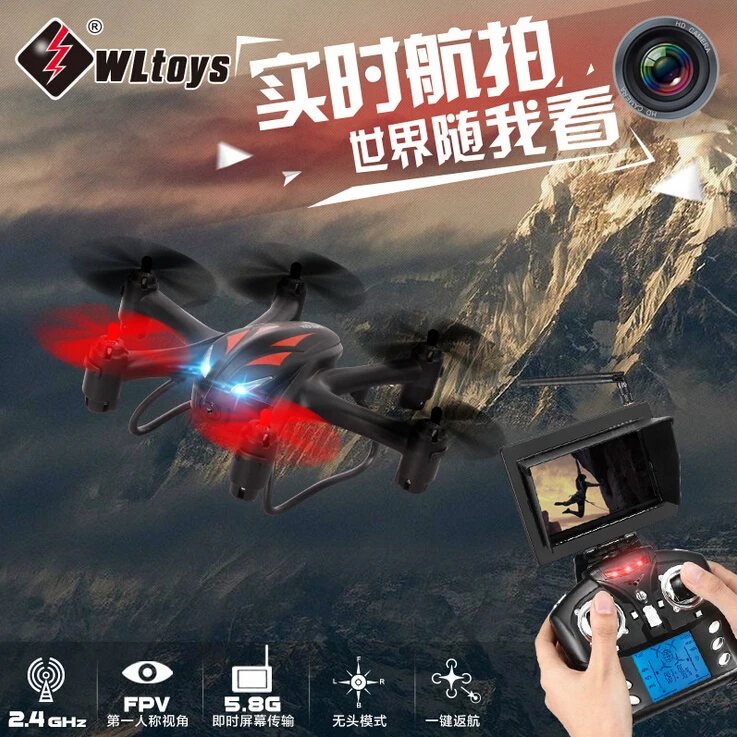 WLtoys Q282G Q282 6-Axis Gryo 5.8G FPV 3D Roll RC Hexacopter with 2MP Camera RTF 2.4GHz
WLtoys Q282G Q282 6-Axis Gryo 5.8G FPV 3D Roll RC Hexacopter with 2MP Camera RTF 2.4GHz