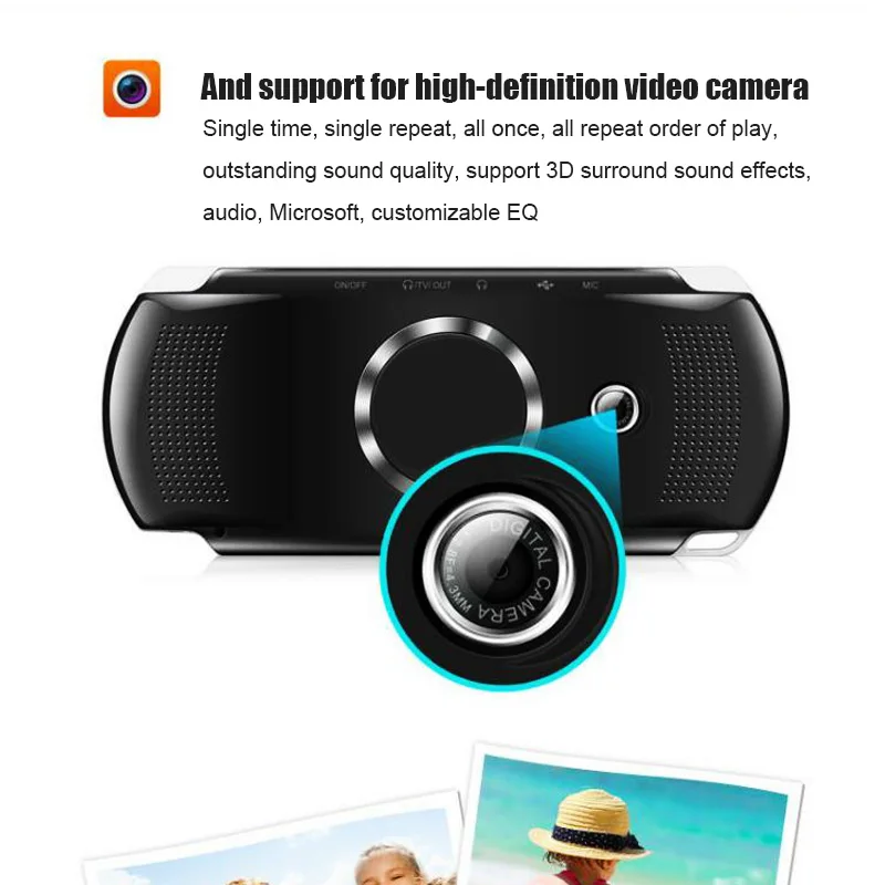 4.3 Inch Ultra-Thin 8GB Memory handheld game player Video Game Console MP5 Music Player support Camera video for E-Book
4.3 Inch Ultra-Thin 8GB Memory handheld game player Video Game Console MP5 Music Player support Camera video for E-Book
