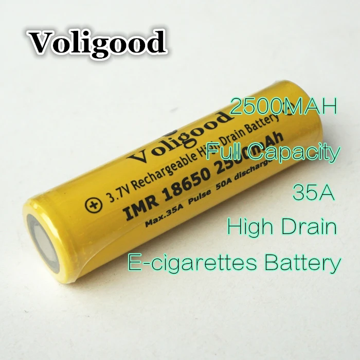 High quality Voligood IMR 18650 35AH-50AH 2500mAh 3.7V 3.6V lithium-ion Li-ion Rechargeable chargeable Battery cells
High quality Voligood IMR 18650 35AH-50AH 2500mAh 3.7V 3.6V lithium-ion Li-ion Rechargeable chargeable Battery cells