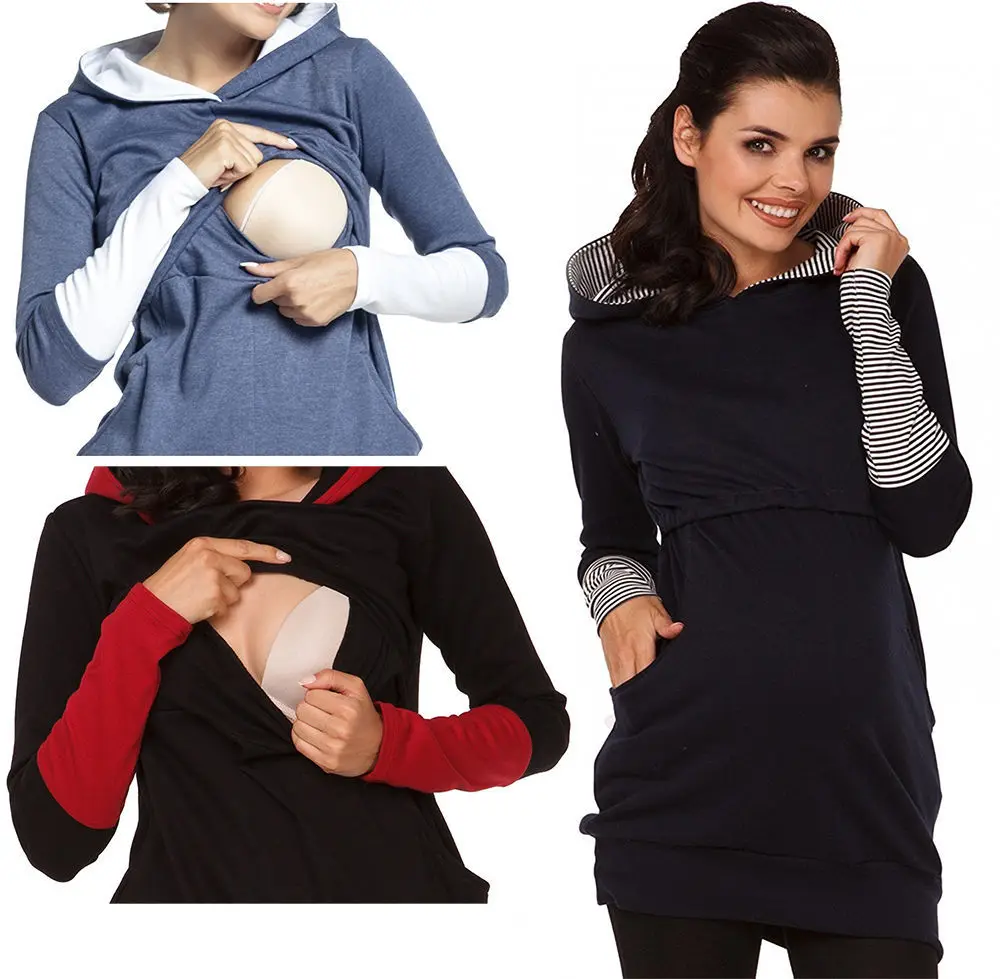 Maternity Pregnant Women Nursing Long Sleeve Breastfeeding Hoodie Autumn Winter Tops Jumper Top Pullover Casual Sweatshirts 2XL
Maternity Pregnant Women Nursing Long Sleeve Breastfeeding Hoodie Autumn Winter Tops Jumper Top Pullover Casual Sweatshirts 2XL
