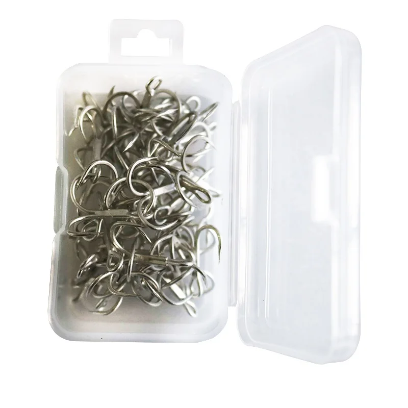 Treble Hooks 40pcs Super Sharp solid Triple Hooks Barbed fishing Hook High Carbon Steel Fishhooks 4/6/8#
Treble Hooks 40pcs Super Sharp solid Triple Hooks Barbed fishing Hook High Carbon Steel Fishhooks 4/6/8#