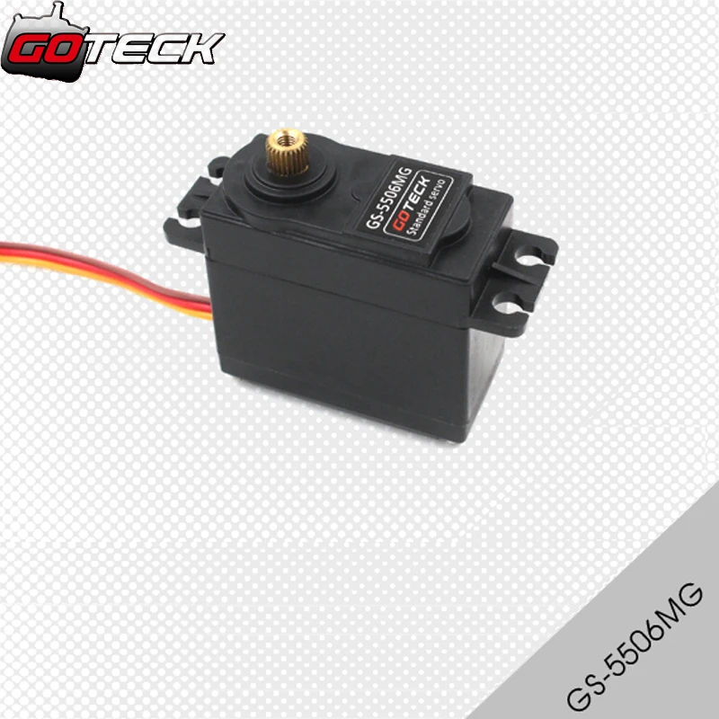 GOTECK GS-5506MG 5.7/6.0 kg-cm Torque Mini Micro Analog Servo for RC Airplane Car Remote control Plane Metal brush Plastic gear
GOTECK GS-5506MG 5.7/6.0 kg-cm Torque Mini Micro Analog Servo for RC Airplane Car Remote control Plane Metal brush Plastic gear