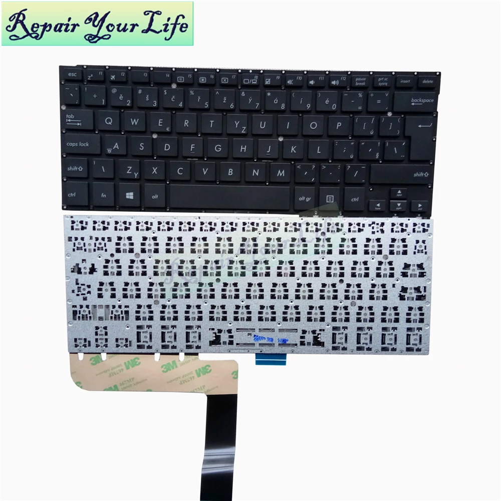 

Repair You Life laptop keyboard for ASUS Q302 Q302LA P302LJ TP300 TP300L TP300LA TP300LD TP301 CZ Czech keyboard Black