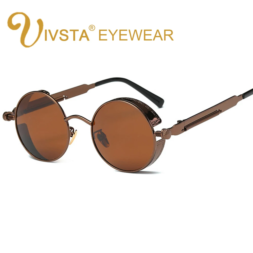 IVSTA Gothic Steampunk Mens Sunglasses Coating Mirrored Sunglasses Round Circle Sun glasses Retro Vintage Gafas Masculino Sol
IVSTA Gothic Steampunk Mens Sunglasses Coating Mirrored Sunglasses Round Circle Sun glasses Retro Vintage Gafas Masculino Sol