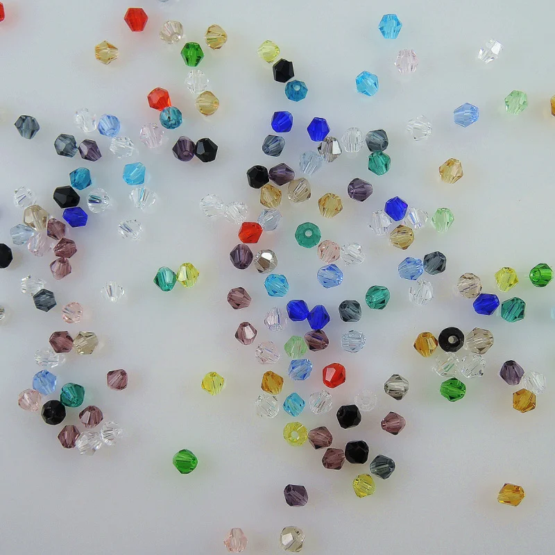 Wholesale 3/4mm 500pcs Glass Crystal Bicone Beads Mixed Colors DIY Jewelry Making Earrings Bracelets Necklaces Accessories CR-15
Wholesale 3/4mm 500pcs Glass Crystal Bicone Beads Mixed Colors DIY Jewelry Making Earrings Bracelets Necklaces Accessories CR-15