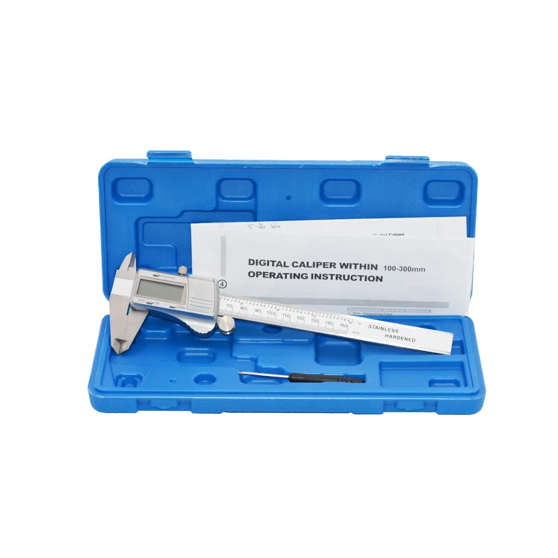 Industrial Digital Vernier Caliper 150mm/200mm/300mm High precision Stainless Steel Electronic Caliper Micrometer Measuring Tool
Industrial Digital Vernier Caliper 150mm/200mm/300mm High precision Stainless Steel Electronic Caliper Micrometer Measuring Tool
