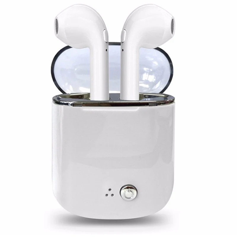 Hot TWS I7 BT Earbuds wireless double earphone headphone in ear with charging case for iphone | Электроника