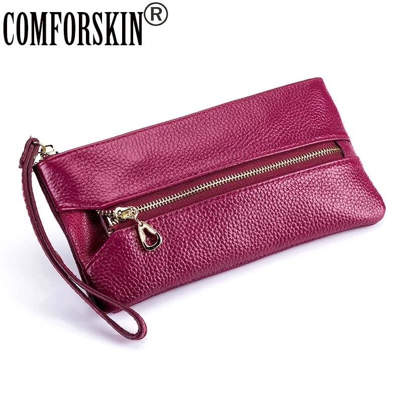 COMFORSKIN Guaranteed 100% Genuine Leather Multi-functional Wallet For Women New Arrivals Women Coin Purse Zipper Pocket 2019
COMFORSKIN Guaranteed 100% Genuine Leather Multi-functional Wallet For Women New Arrivals Women Coin Purse Zipper Pocket 2019