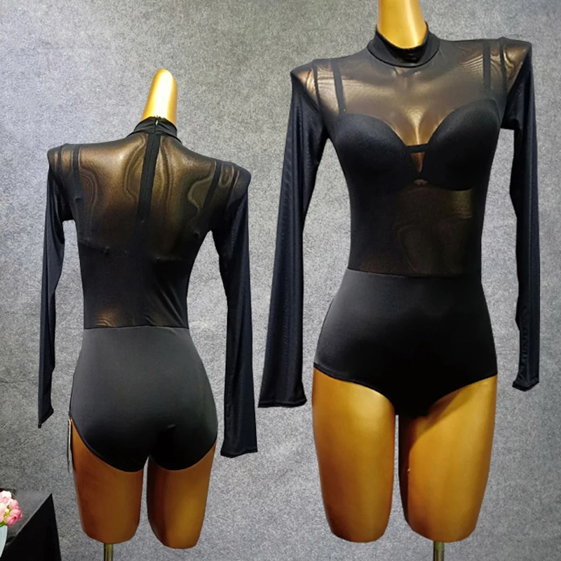 Latin Dance Tops Women ChaCha Costume Sexy Black Gauze Practice Wear Ladies Ballroom Tango Dancing Performance Clothes VDB505
Latin Dance Tops Women ChaCha Costume Sexy Black Gauze Practice Wear Ladies Ballroom Tango Dancing Performance Clothes VDB505