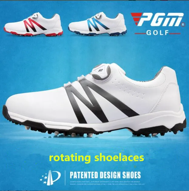 PGM Men Golf Shoes Rotating shoelaces waterproof breathable shoes anti-slip patent golf sneakers With shoes bags Size 39-45
PGM Men Golf Shoes Rotating shoelaces waterproof breathable shoes anti-slip patent golf sneakers With shoes bags Size 39-45