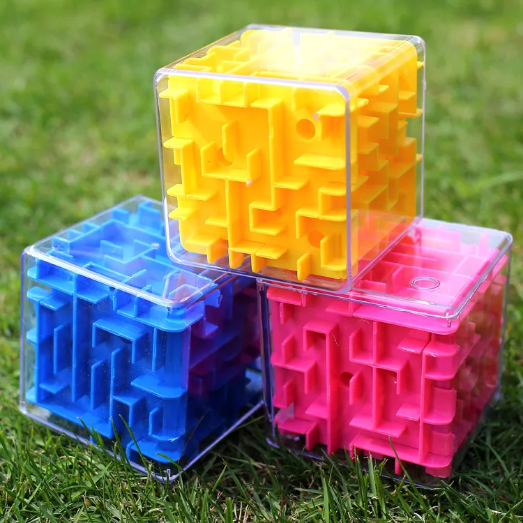 8x8x8 см забавные 3D волшебный куб игрушка лабиринт детская игра головоломка