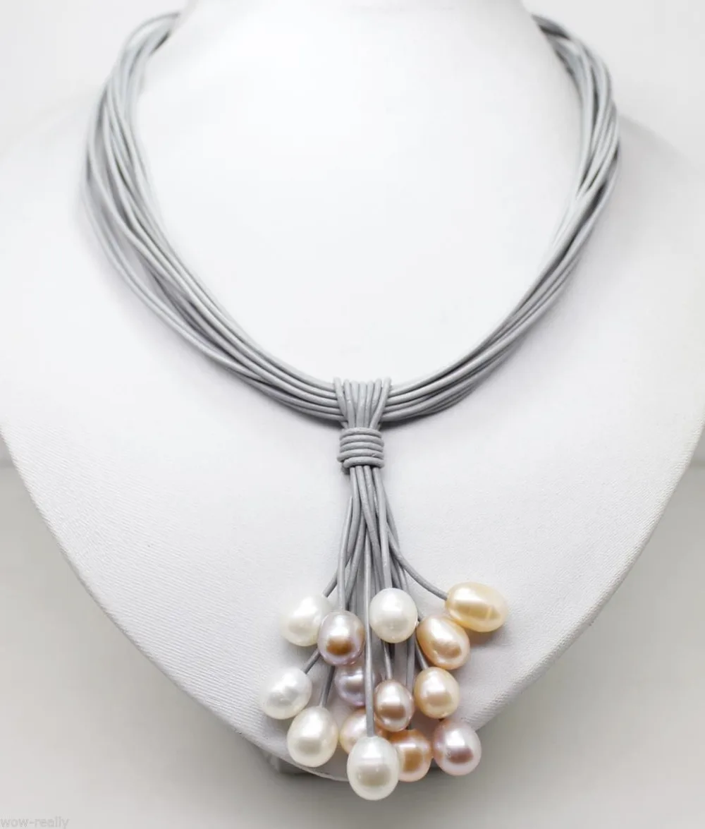 FREE SHIPPING Hot sale new Style Beautiful Mix Color Pearl Pendant Necklace Leather Cord Chain Magnet Clasp
FREE SHIPPING Hot sale new Style Beautiful Mix Color Pearl Pendant Necklace Leather Cord Chain Magnet Clasp