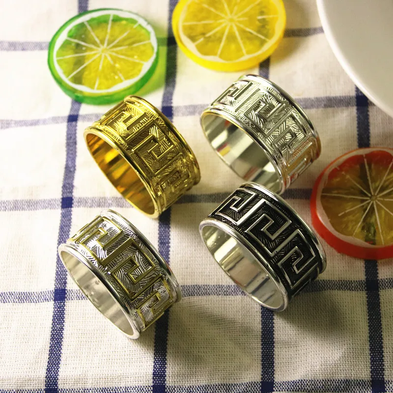 12PCS alloy napkin ring classical style napkin ring creative napkin ring hotel home accessories
12PCS alloy napkin ring classical style napkin ring creative napkin ring hotel home accessories