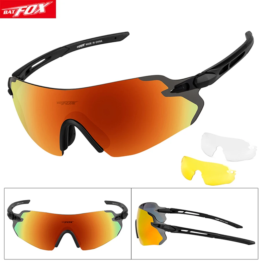 BATFOX Rimless Cycling MTB Bike Bicycle Sun Glasses 3 Lens Outdoor Sports Eyewear Men Women Sunglasses Riding Motorcycle Glasses
BATFOX Rimless Cycling MTB Bike Bicycle Sun Glasses 3 Lens Outdoor Sports Eyewear Men Women Sunglasses Riding Motorcycle Glasses