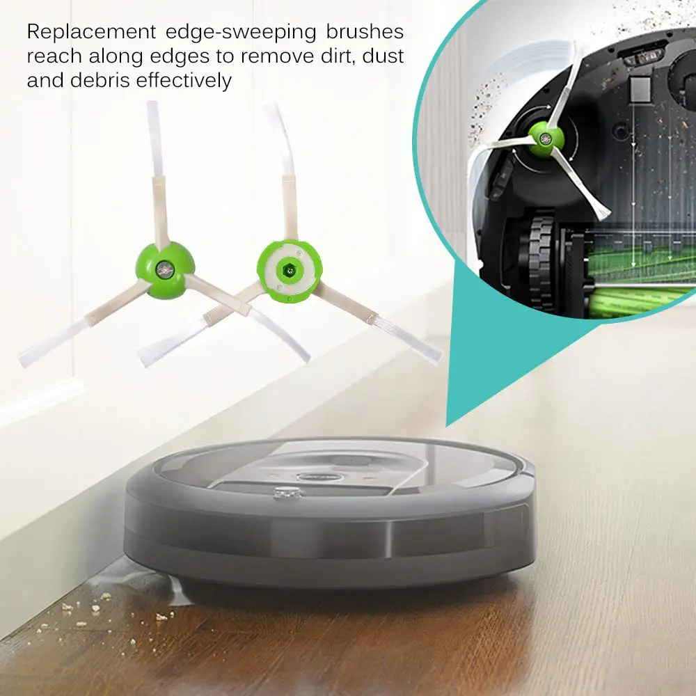 Запасные боковые щетки iRobot Roomba i7 набор для пылесоса +/i7 Plus E5 E6 E7 | Бытовая техника