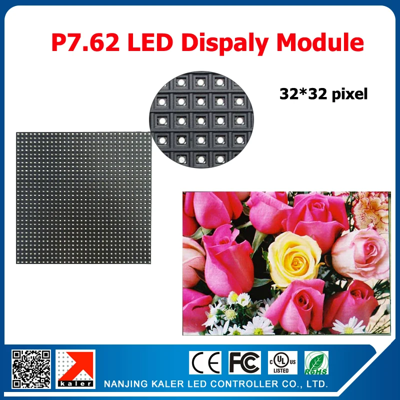 kaler P7.62 SMD Full color LED modules 1/16 scan 244*244mm 32*32 pixel 7.62mm rgb panel indoor p7.62 led tile led display module
kaler P7.62 SMD Full color LED modules 1/16 scan 244*244mm 32*32 pixel 7.62mm rgb panel indoor p7.62 led tile led display module