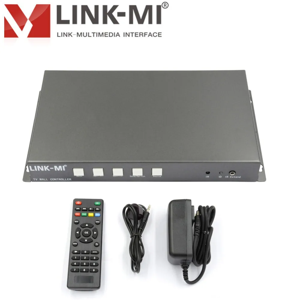 LINK-MI TV04S 2x2 Video Wall Controller USB/HDMI inputs Processor 4 TV shows a screen splicing For LCD Display Edge shielding
LINK-MI TV04S 2x2 Video Wall Controller USB/HDMI inputs Processor 4 TV shows a screen splicing For LCD Display Edge shielding