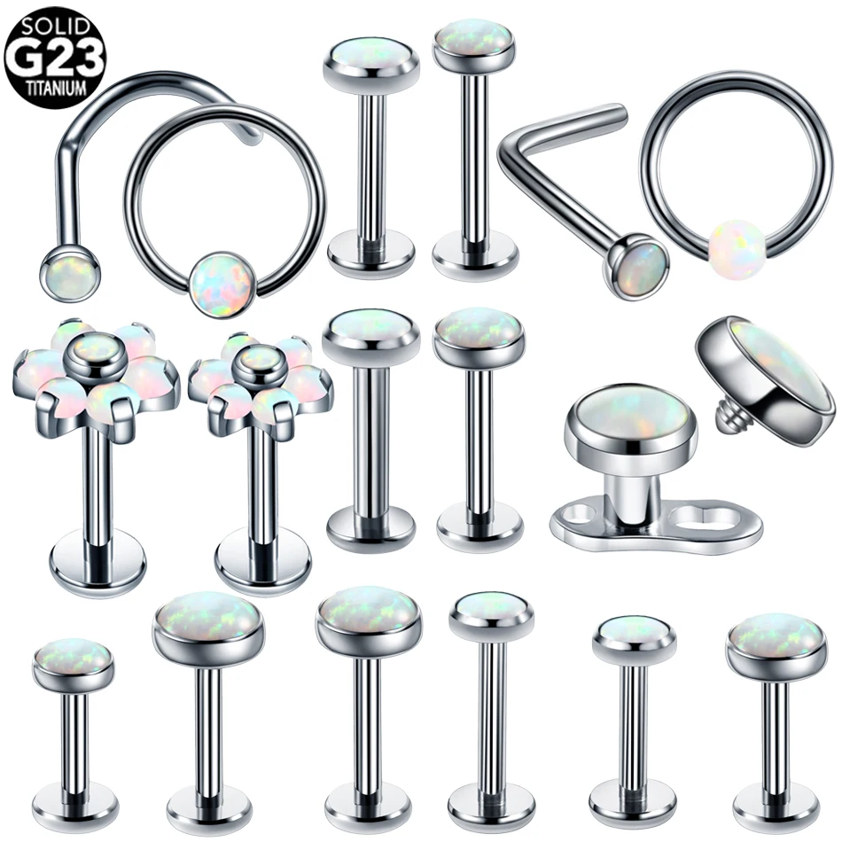 1PC Titanium OP17 Nose Piercings Daith Helix Piercings BCR Earring Cartiliage Tragus Piercings CBR Rings Micro Dermal Jewelry
1PC Titanium OP17 Nose Piercings Daith Helix Piercings BCR Earring Cartiliage Tragus Piercings CBR Rings Micro Dermal Jewelry