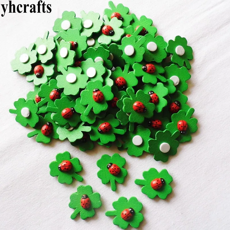 500PCS/LOT,Wholesale Ladybug on clover wood stickers Easter crafts Garden Plant decoration Kindergarten DIY toys Wall stickers
500PCS/LOT,Wholesale Ladybug on clover wood stickers Easter crafts Garden Plant decoration Kindergarten DIY toys Wall stickers