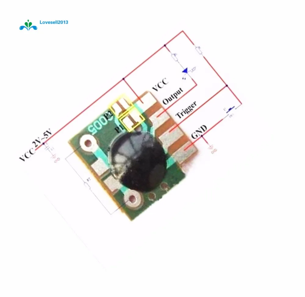 

10Pcs Multifunction Delay Trigger Timing Chip Mudule Timer IC Timing 2s - 1000h