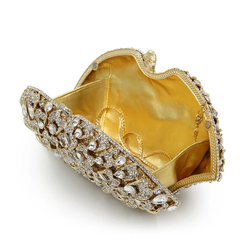 female gold/champagne Clutch Bags Luxury Diamond Crystal Evening Bags Ladies Party Purse hardcase handbags women gift box bag
female gold/champagne Clutch Bags Luxury Diamond Crystal Evening Bags Ladies Party Purse hardcase handbags women gift box bag