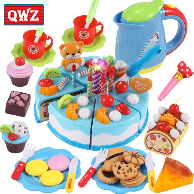 QWZ NEW 37-80Pcs Birthday Cake Toy DIY Fruit Cream Christmas Gift Set Children Kids Pretend Play Toys set Gift For Boy and Girls
QWZ NEW 37-80Pcs Birthday Cake Toy DIY Fruit Cream Christmas Gift Set Children Kids Pretend Play Toys set Gift For Boy and Girls