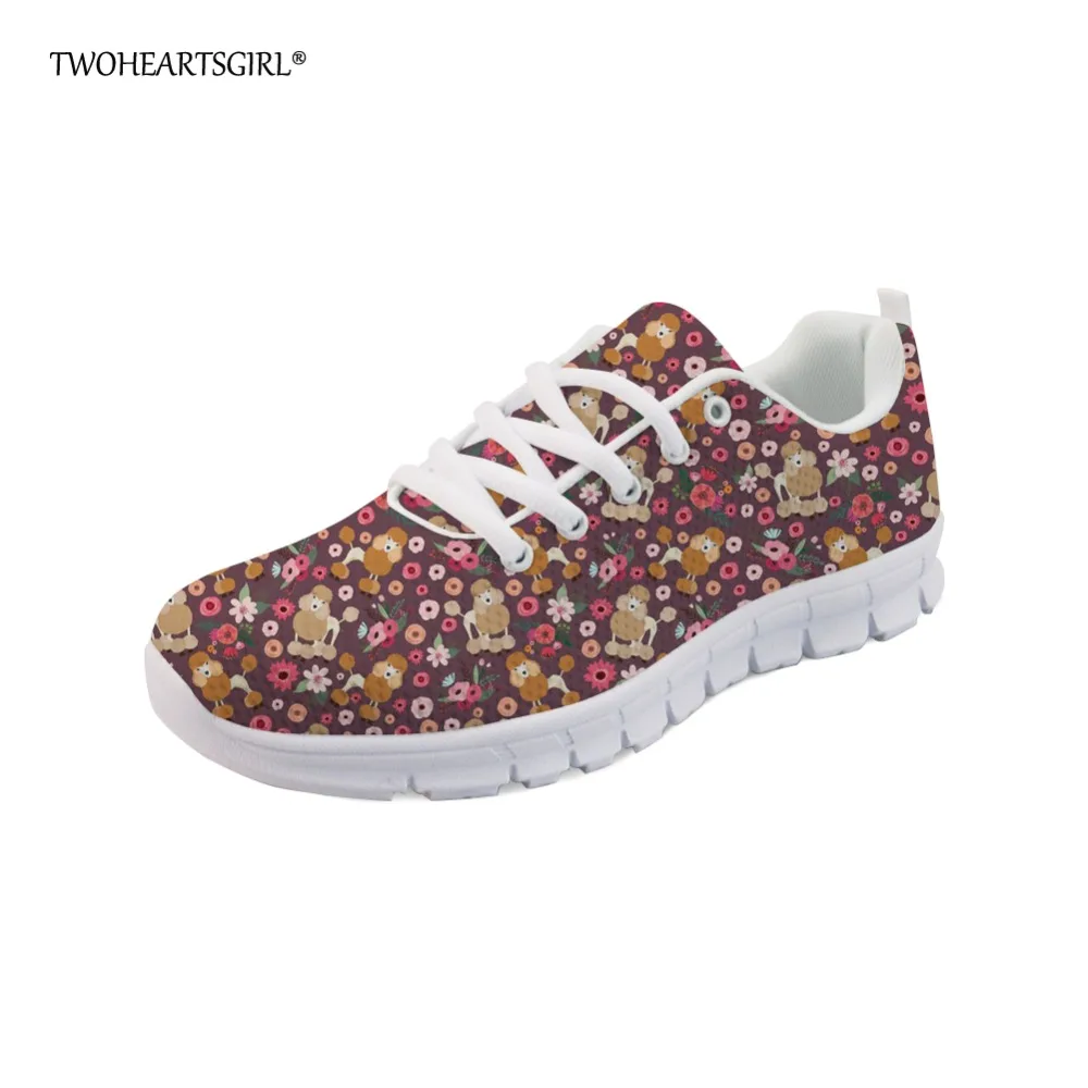 Twoheartsgirl Brown Poodle Flower Lace-up Shoes Breathable Women Summer Mesh Walking Shoes Personalized Femme Ladies Sneakers
Twoheartsgirl Brown Poodle Flower Lace-up Shoes Breathable Women Summer Mesh Walking Shoes Personalized Femme Ladies Sneakers