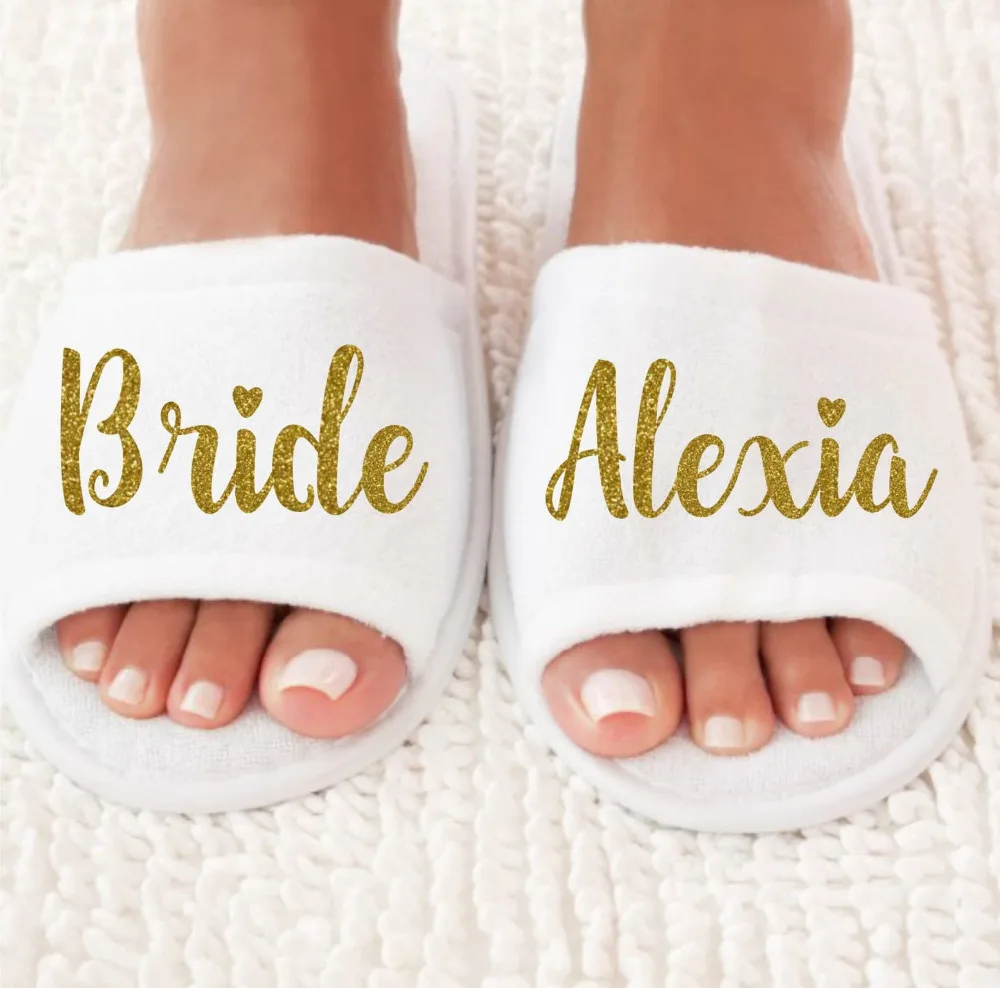 personalized Wedding Slippers,wedding Bride&Bridesmaid name Slippers,Bridal Party spa Slippers,Bachelorette party favors gifts 1
personalized Wedding Slippers,wedding Bride&Bridesmaid name Slippers,Bridal Party spa Slippers,Bachelorette party favors gifts 1