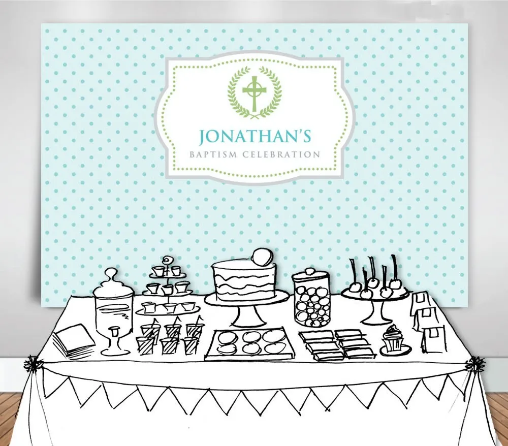 custom baby boy christening celebration polka dot photography studio background High quality Computer print party backdrop
custom baby boy christening celebration polka dot photography studio background High quality Computer print party backdrop