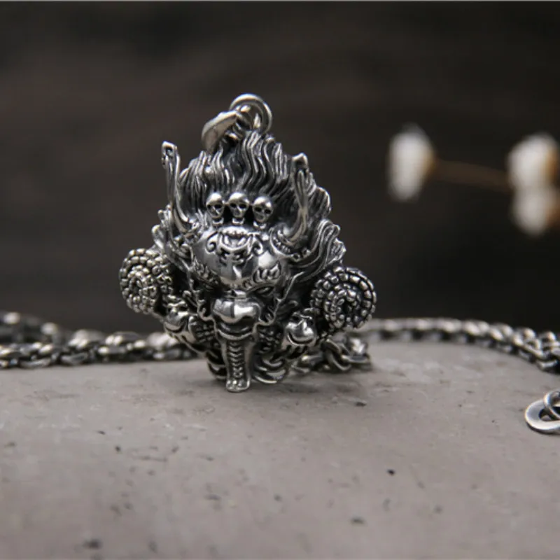 Vintage Men Boys Domineering Dragon Head Necklace Pendant Buddha Jewelry Drop Shipping Valentine's Day Gift
Vintage Men Boys Domineering Dragon Head Necklace Pendant Buddha Jewelry Drop Shipping Valentine's Day Gift