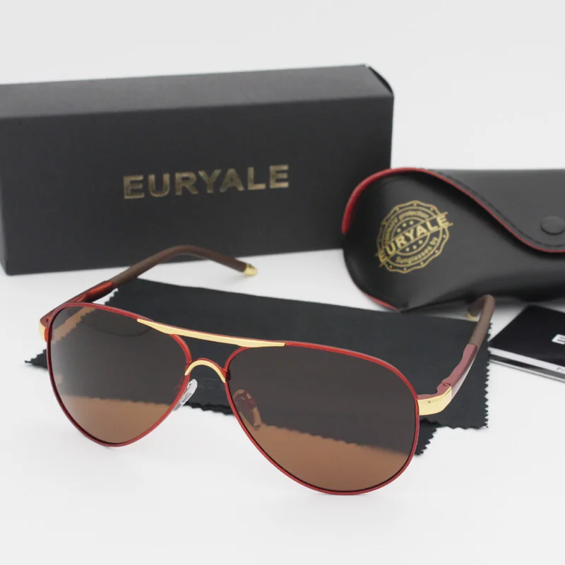 EURYALE BRAND DESIGN Classic Polarized Sunglasses Men Women Driving Square Frame Sun Glasses Male Goggle UV400 Oculos De Sol
EURYALE BRAND DESIGN Classic Polarized Sunglasses Men Women Driving Square Frame Sun Glasses Male Goggle UV400 Oculos De Sol