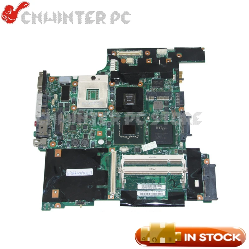 Материнская плата NOKOTION 44C3924 42W7649 42W7873 для ноутбука Lenovo Thinkpad T61, материнская плата 14 дюймов 965PM DDR2, бесплатный ЦП NVS140M, графика
Материнская плата NOKOTION 44C3924 42W7649 42W7873 для ноутбука Lenovo Thinkpad T61, материнская плата 14 дюймов 965PM DDR2, бесплатный ЦП NVS140M, графика